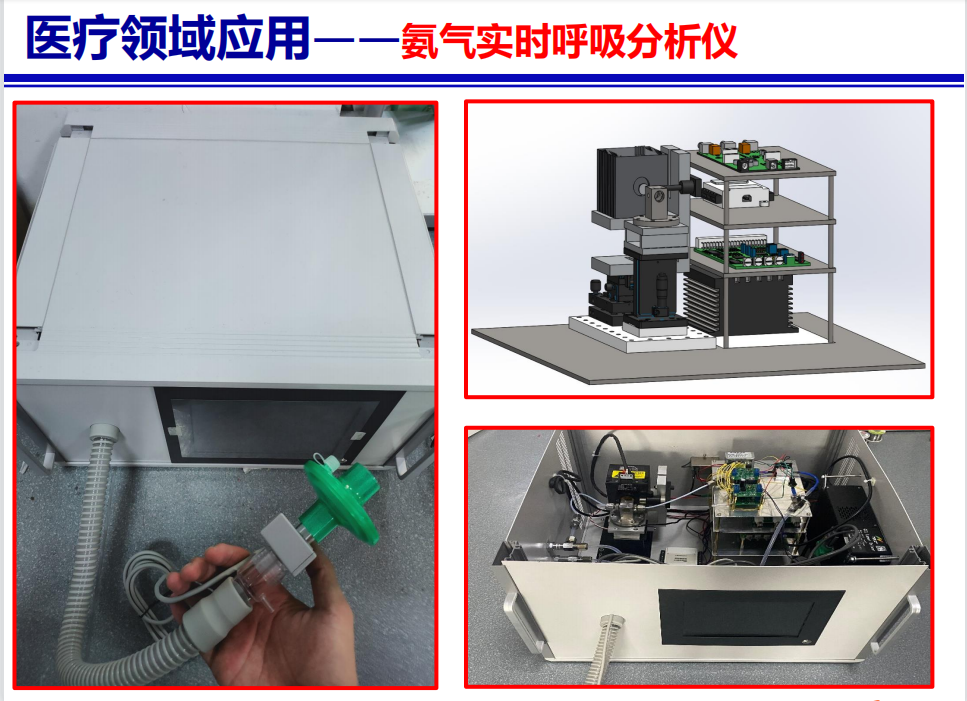 山西大學董磊老師課題組研制的氨氣實時呼吸分析儀中應用昕虹光電激光傳感組件